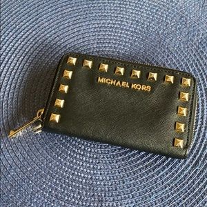 Micheal Kors small studded wallet